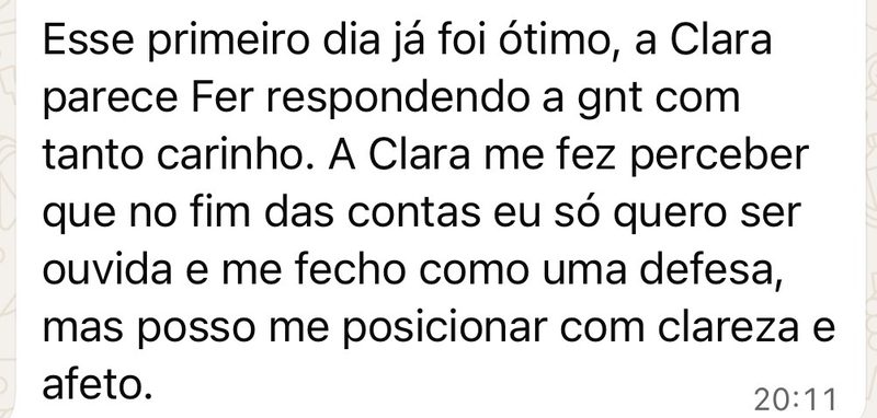 Depoimento real